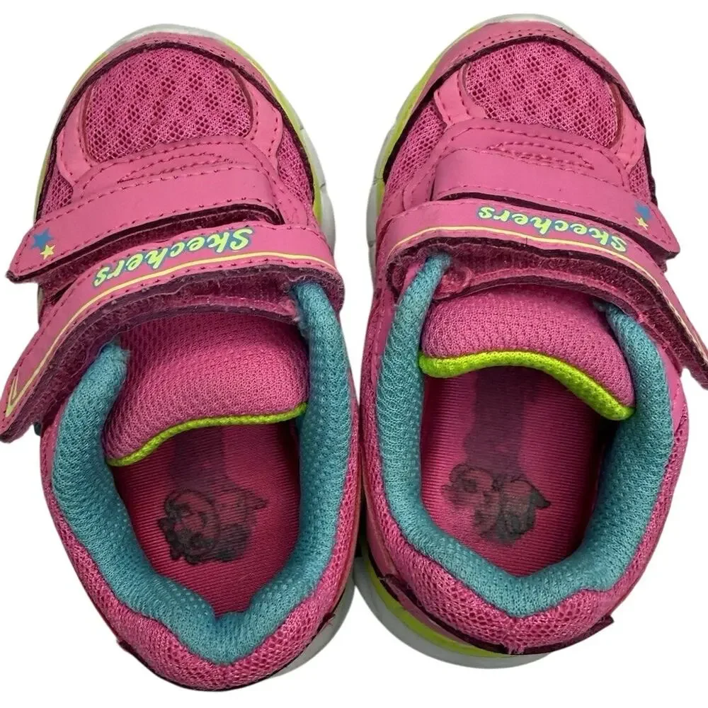 Skechers Synergy Lil Softy sneakers Toddler 5 Neon Hot pink